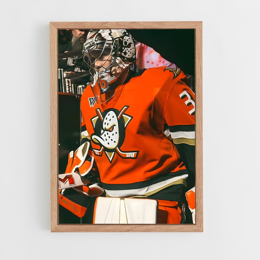 Poster La Puissance Orange – affiche Hockey sur glace (vue 4)
